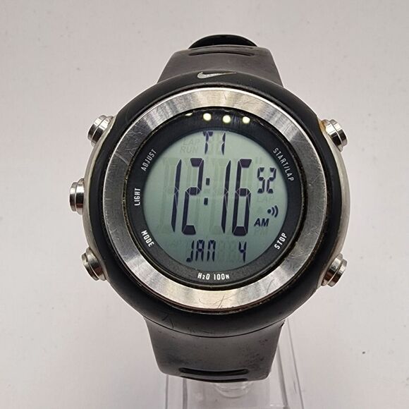 Nike Oregon Watch Series Digital Black Model WA0024 New Battery